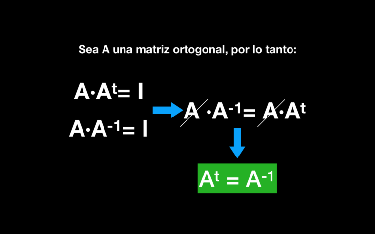 Qué Es Una Matriz Ortogonal